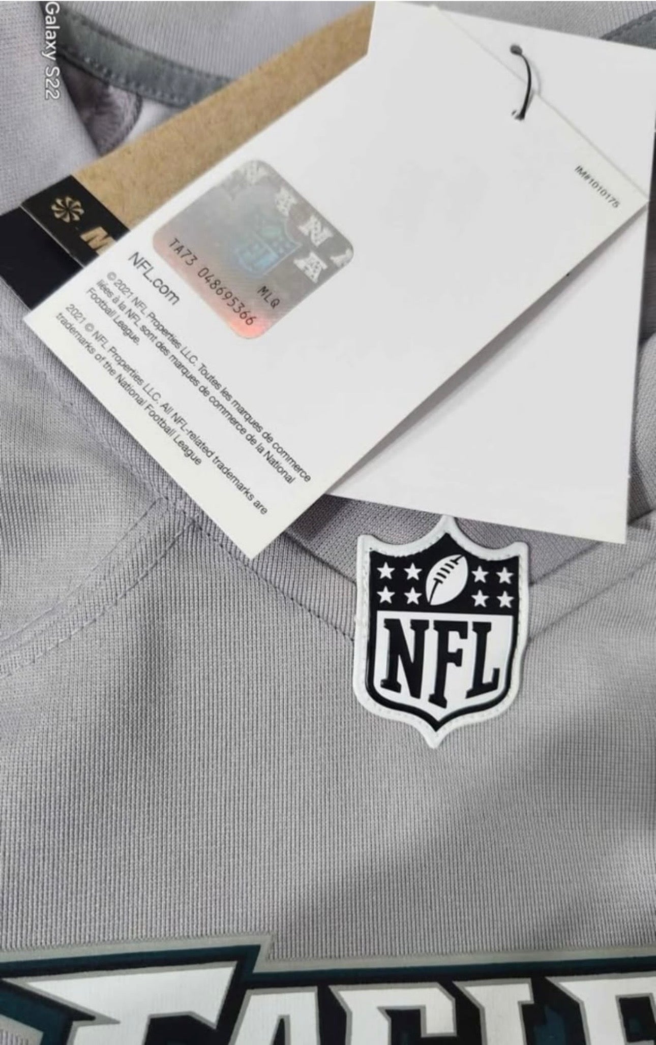 Camiseta/Jersey Philadelphia Eagles GRIS 🦅🏈