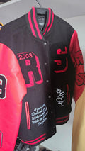 Chaqueta Varsity Rock Star Original – Negro/Rojo 🖤❤️